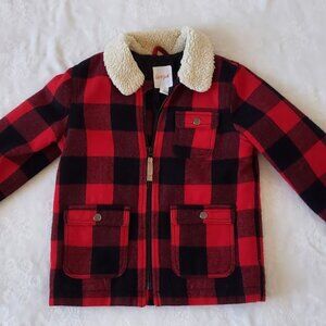 Buffalo Plaid Coat Kids 5T